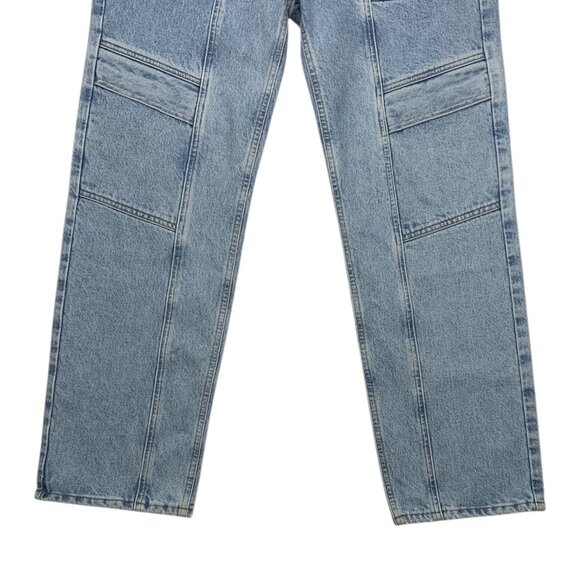 Agolde Cooper Cargo Jeans 29 Rank High Rise Straight Leg NEW - Picture 9 of 12